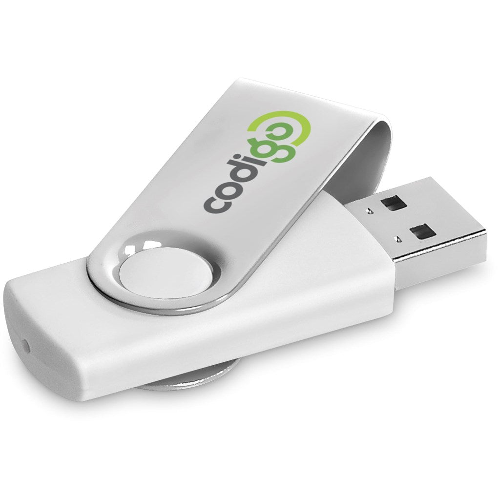 Altitude Axis Gyro White Flash Drive - 8GB 8GB SILVER