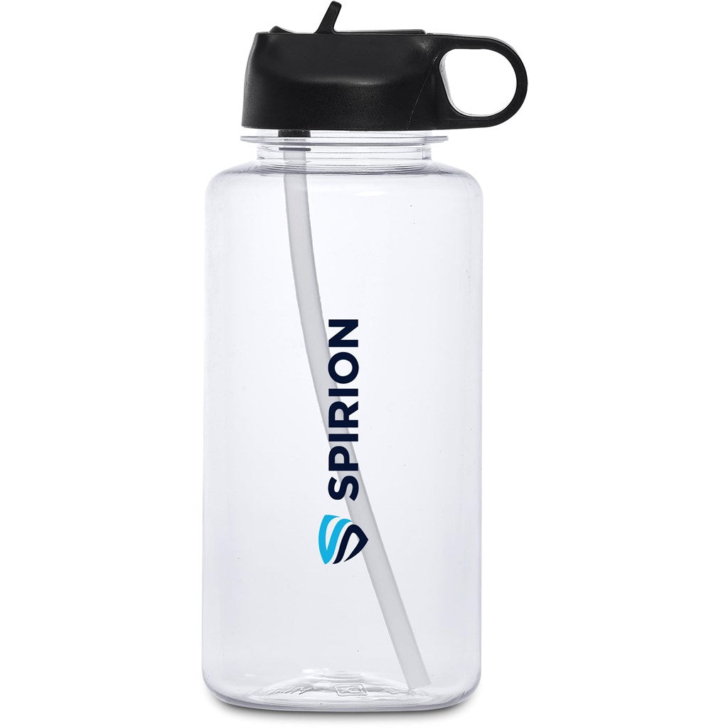 Altitude Castro Recycled PET Water Bottle – 1Litre Default Title BLACK