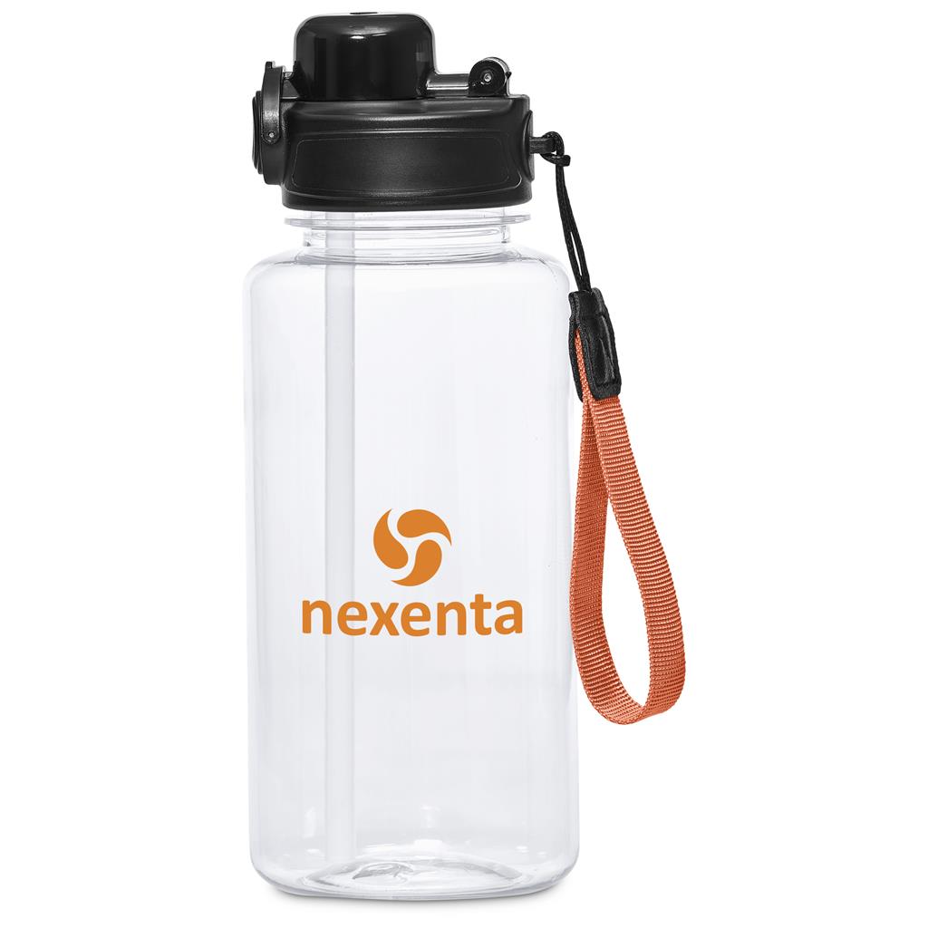 Altitude Ortega Recycled PET Water Bottle – 1Litre ORANGE