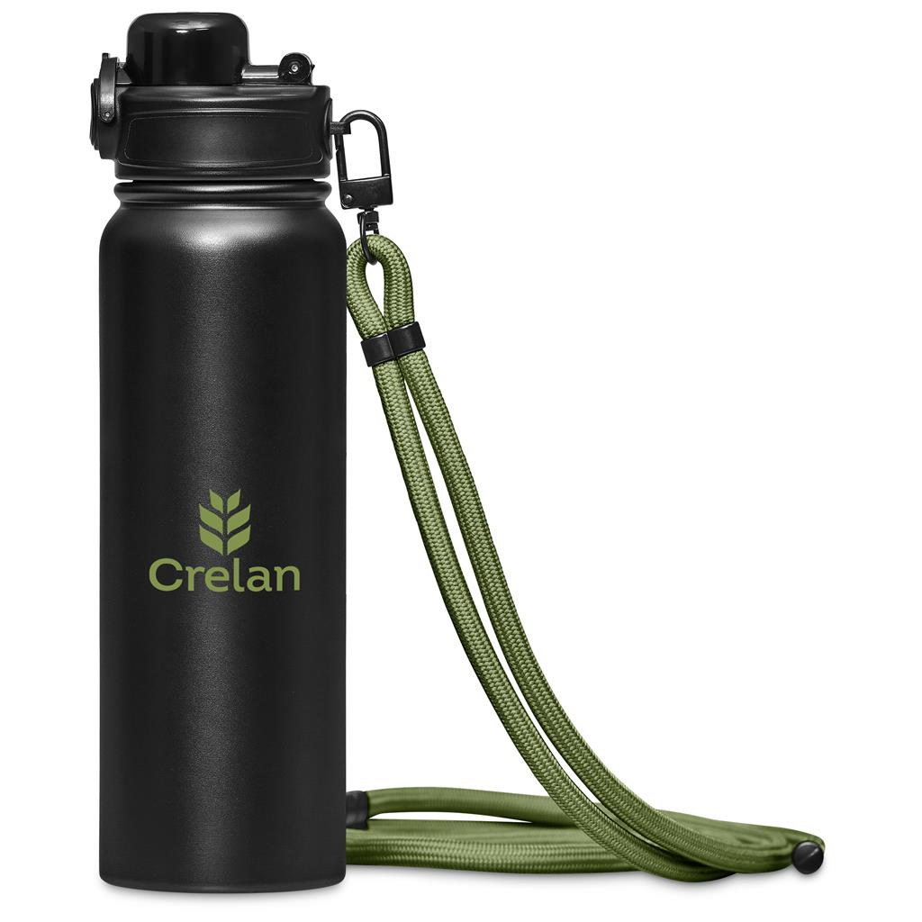 Altitude Borriello Stainless Steel Vacuum Water Bottle – 750ml MILITARY GREEN
