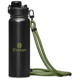Altitude Borriello Stainless Steel Vacuum Water Bottle – 750ml MILITARY GREEN
