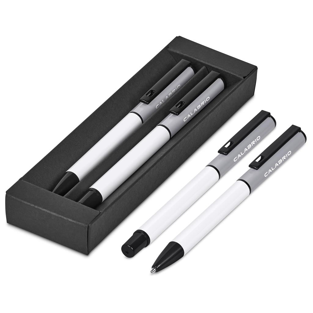Altitude Stanza Ball Pen & Rollerball Set GREY