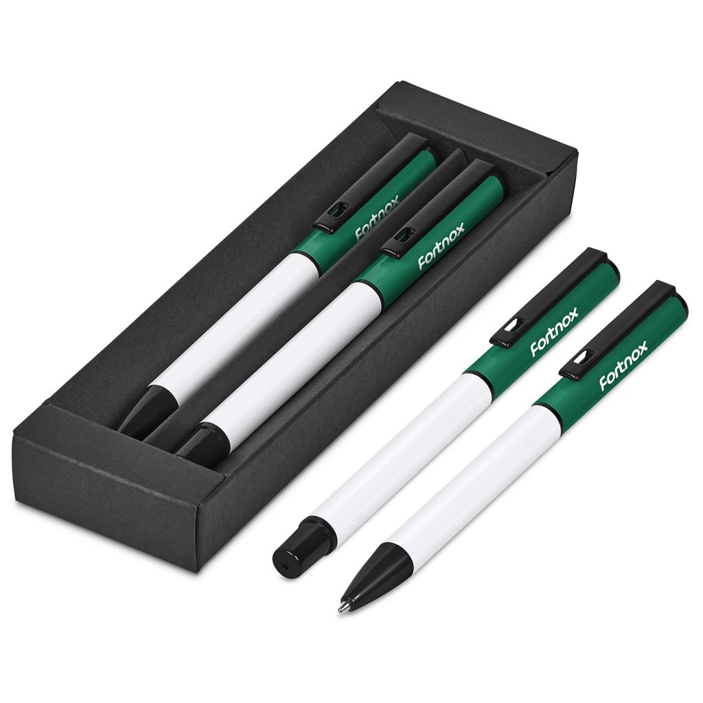 Altitude Stanza Ball Pen & Rollerball Set GREEN