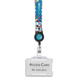 Altitude Badge Reel Single-Sided Satin Lanyard