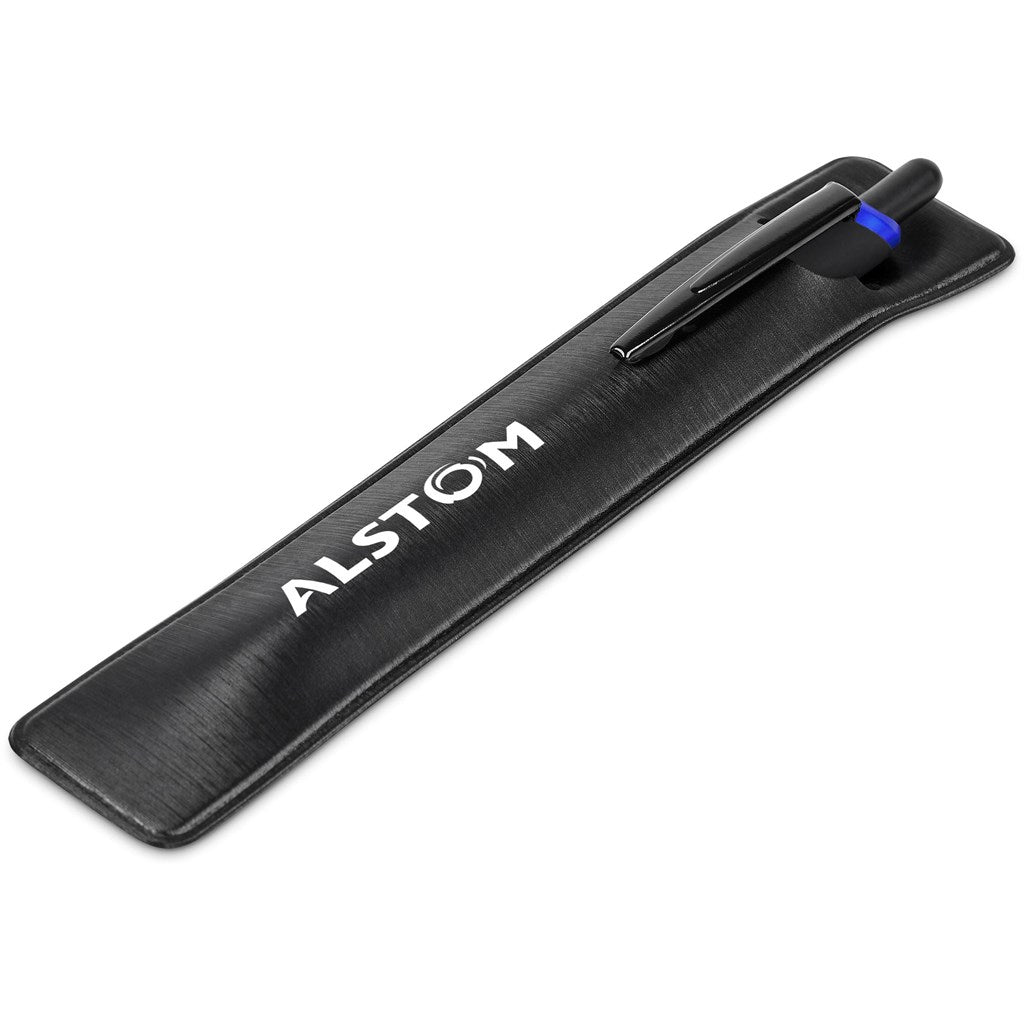 Shine Through Ball Pen In Pouch BLUE
