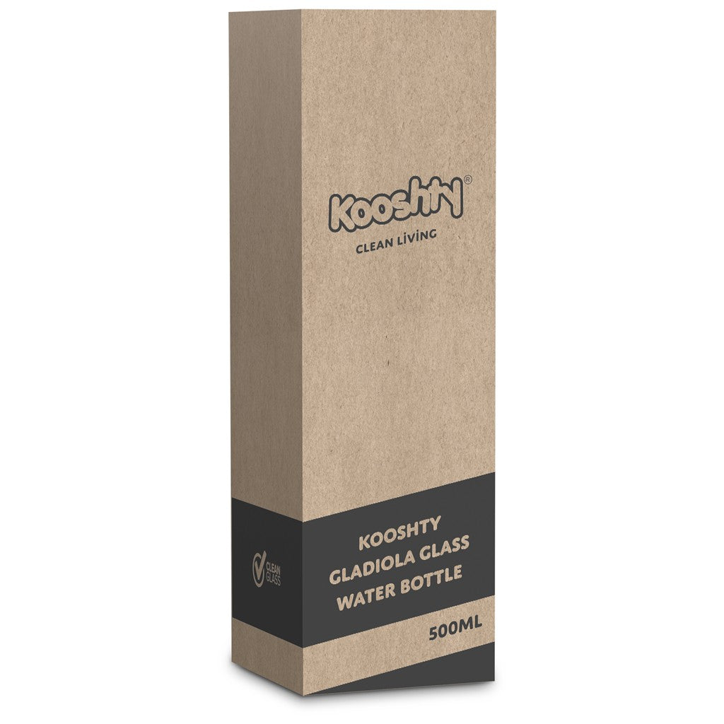 Kooshty Gladiola Glass Water Bottle - 500ml