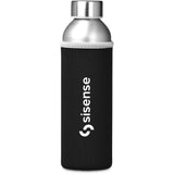 Kooshty Tosla Recycled Aluminium Water Bottle - 650ml BLACK