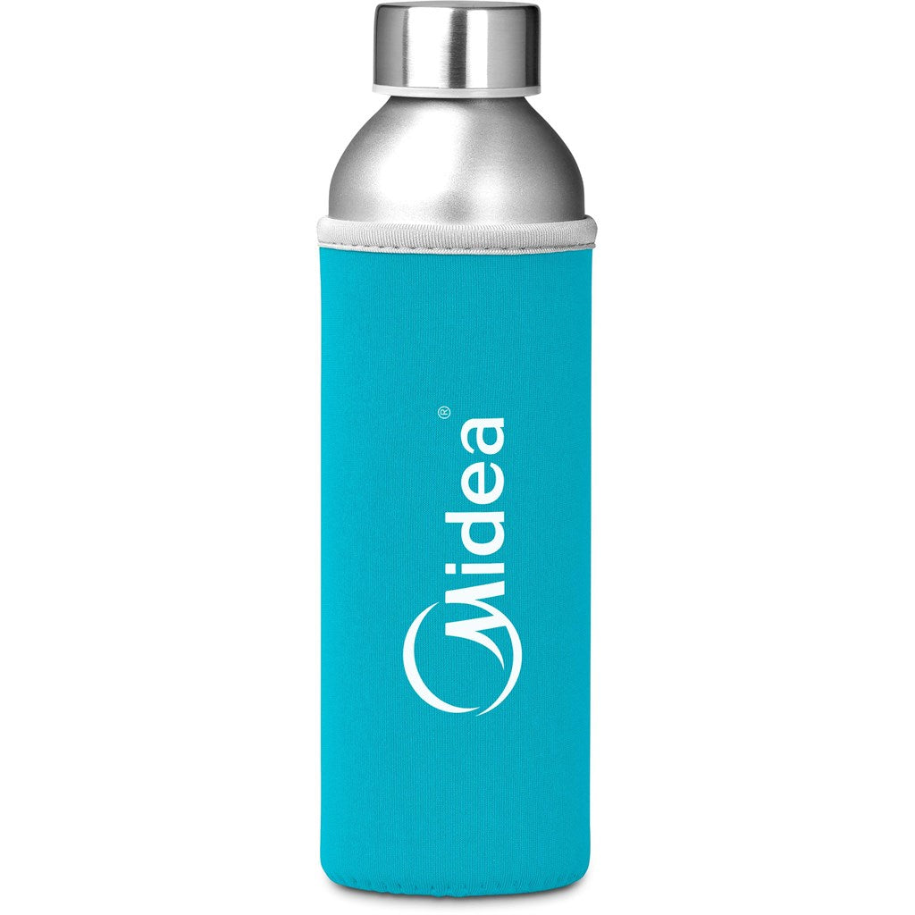 Kooshty Tosla Recycled Aluminium Water Bottle - 650ml CYAN