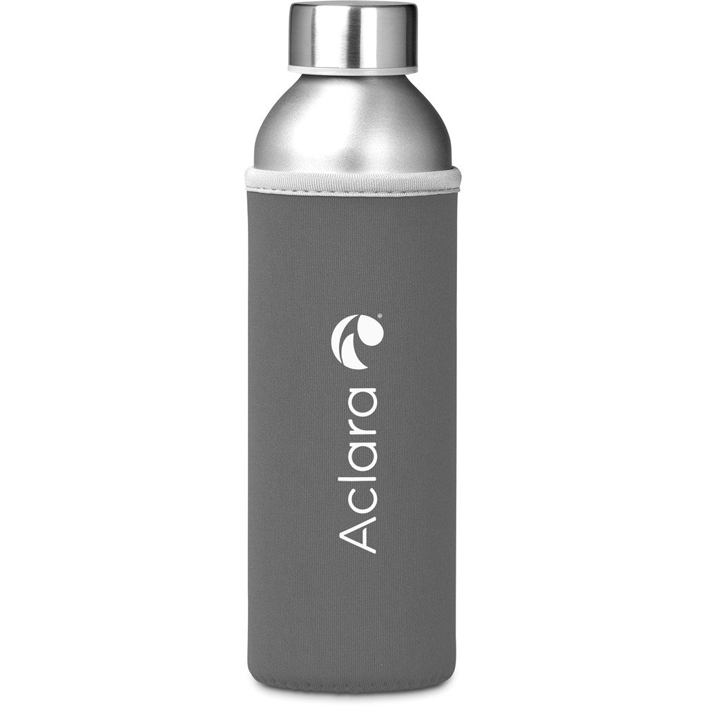 Kooshty Tosla Recycled Aluminium Water Bottle - 650ml GREY