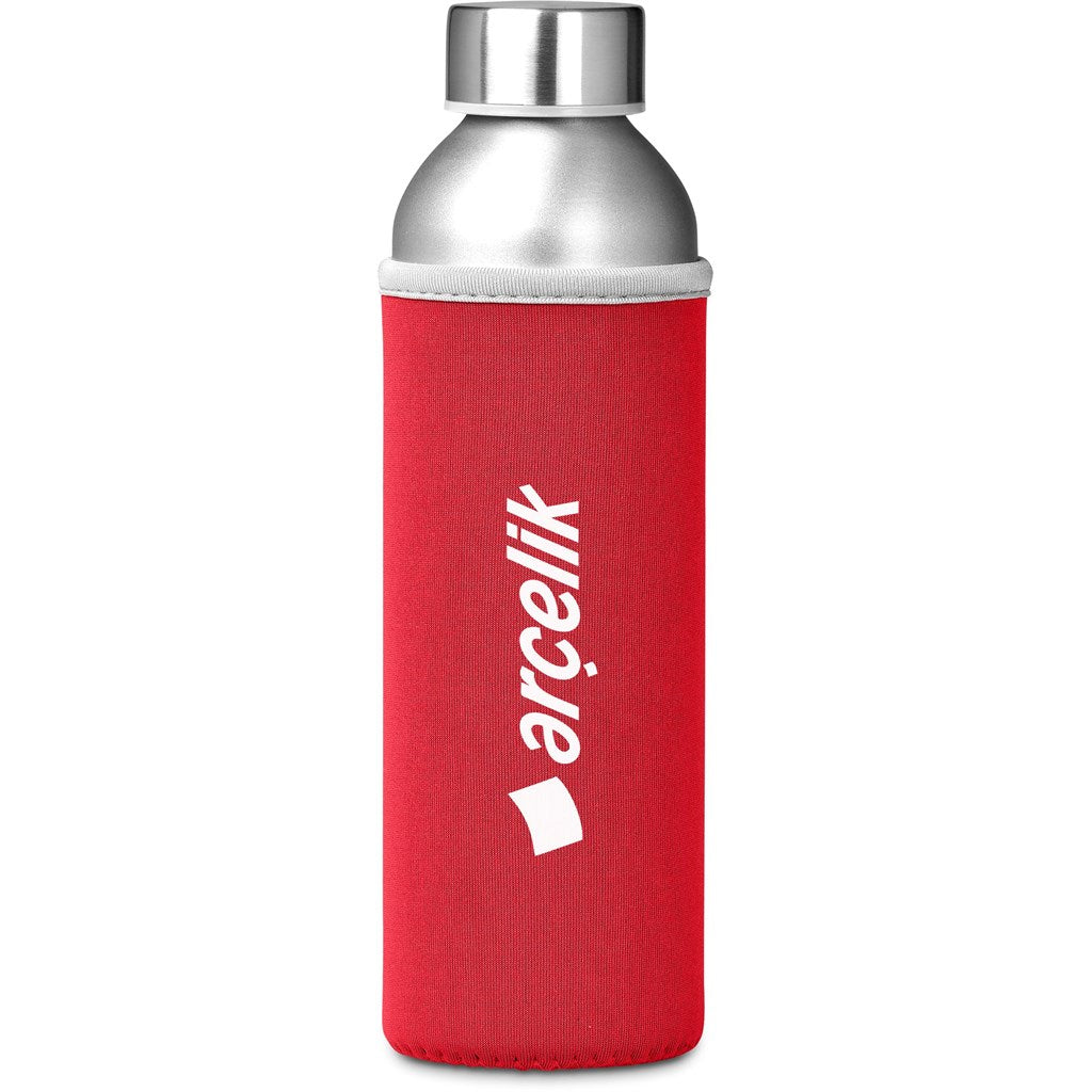 Kooshty Tosla Recycled Aluminium Water Bottle - 650ml RED