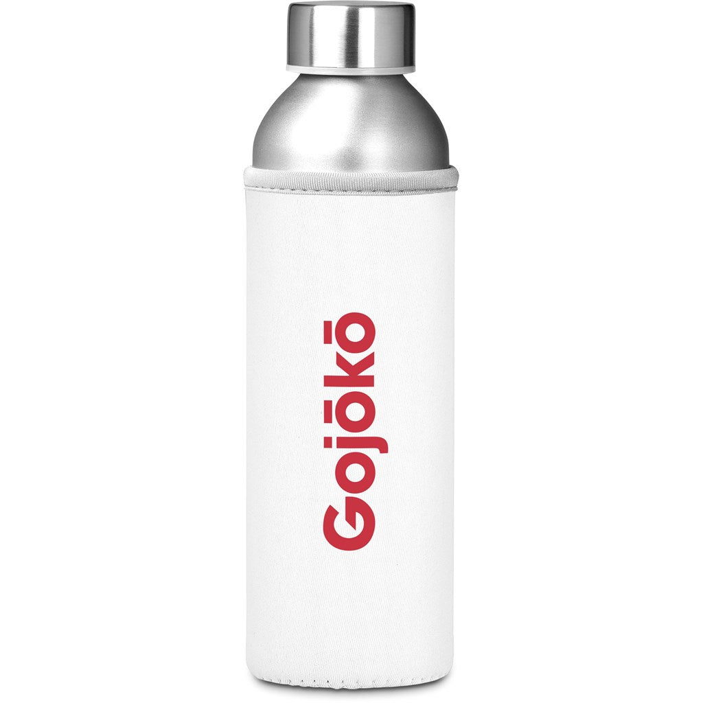 Kooshty Tosla Recycled Aluminium Water Bottle - 650ml SOLID WHITE