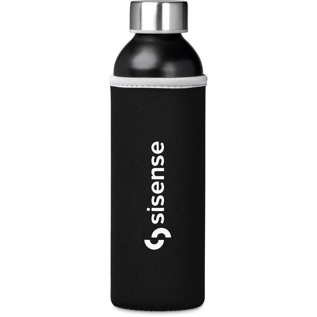 Kooshty Nostro Recycled Aluminium Water Bottle - 650ml BLACK