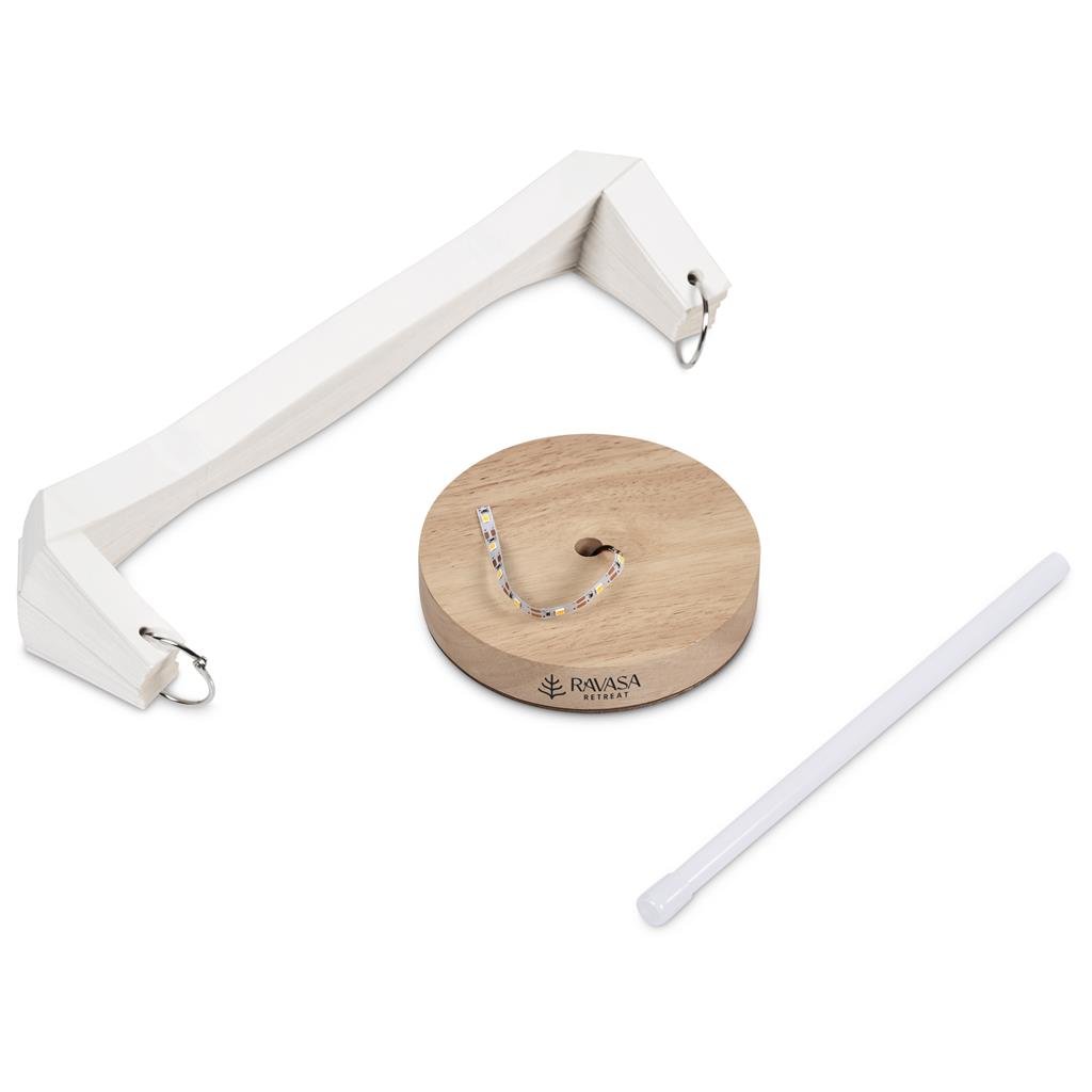 Okiyo Masumi Wood & Paper LED Lamp