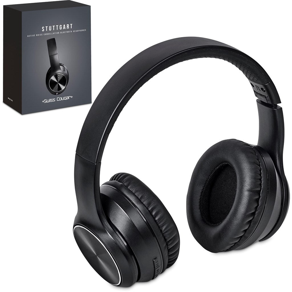 Swiss Cougar Stuttgart Active Noise-Cancelling Bluetooth Headphones
