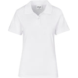 Ladies Recycled Promo Golf Shirt WHITE