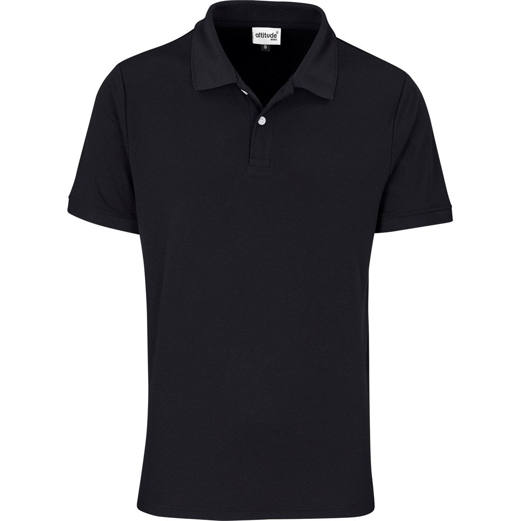 Mens Virtue Golf Shirt BLACK