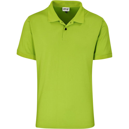Mens Virtue Golf Shirt LIME