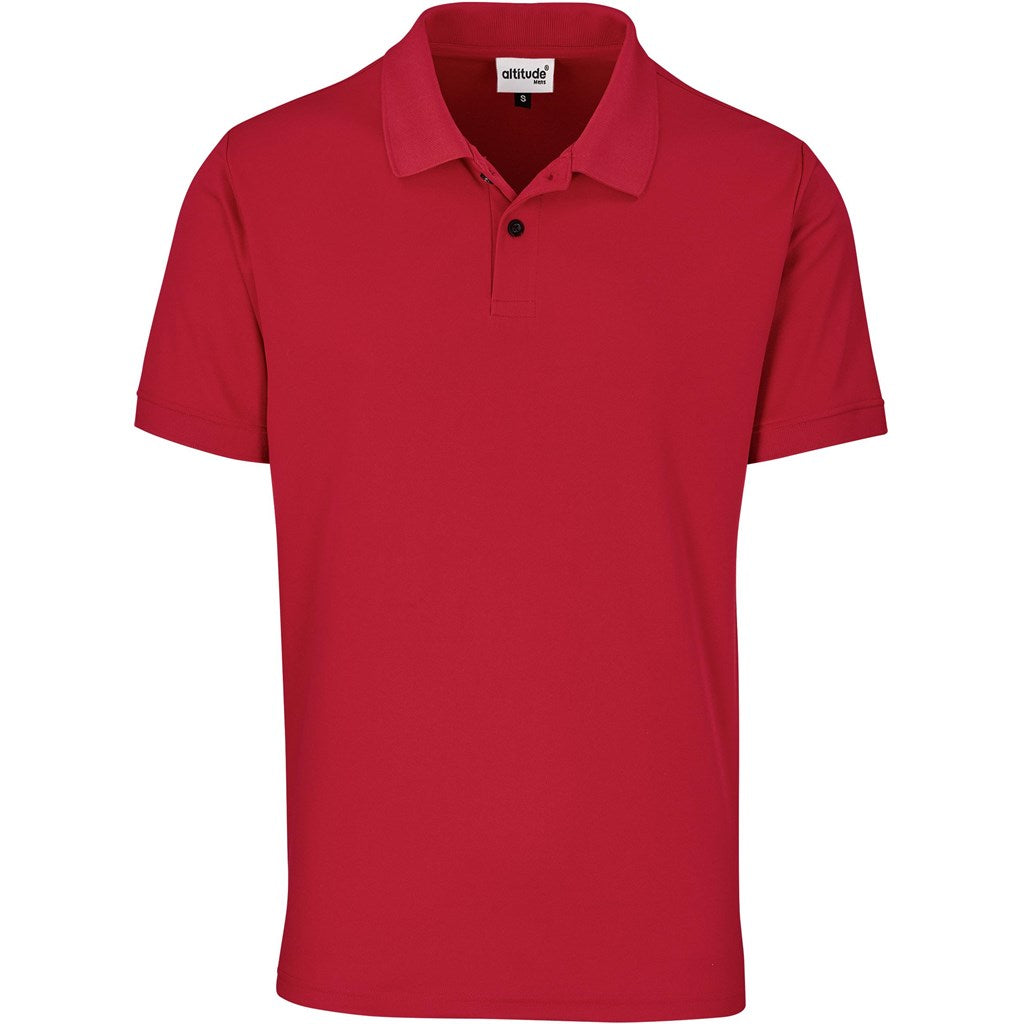 Mens Virtue Golf Shirt RED