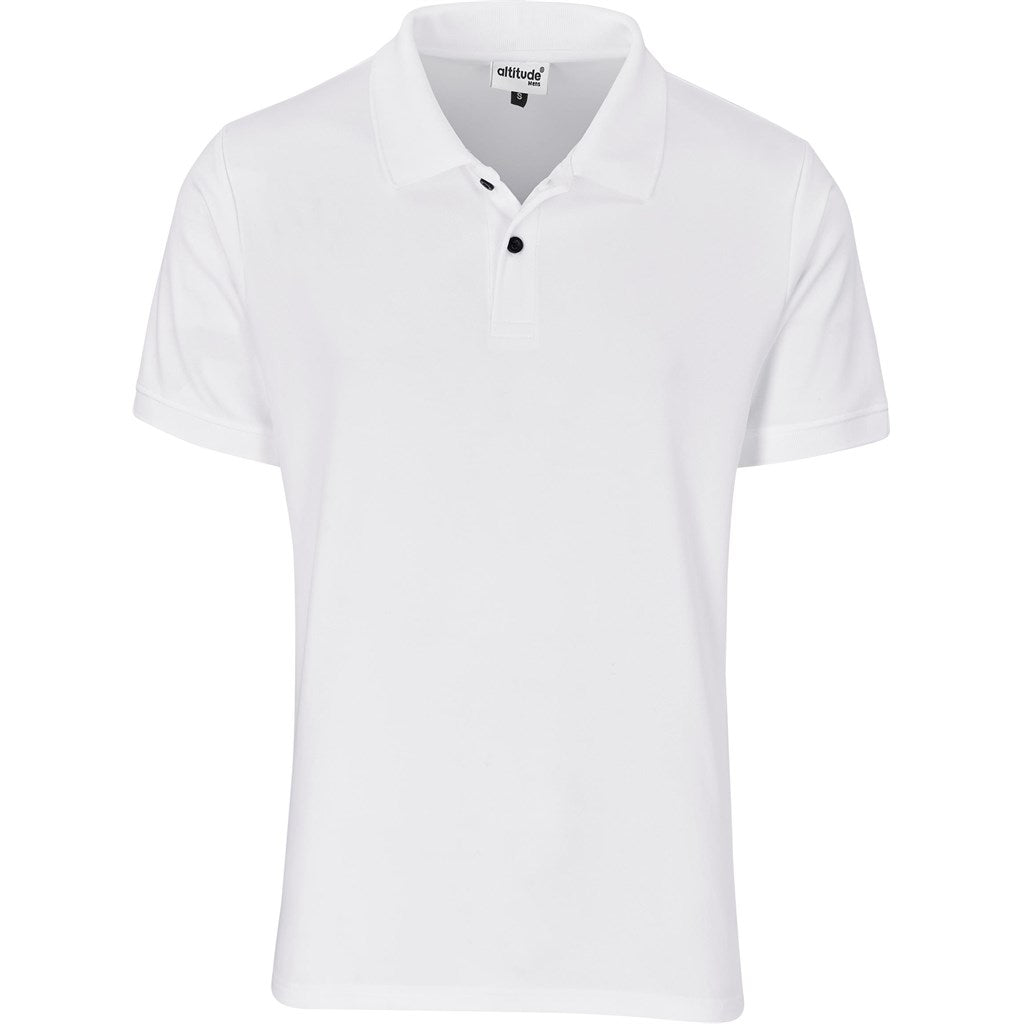 Mens Virtue Golf Shirt WHITE