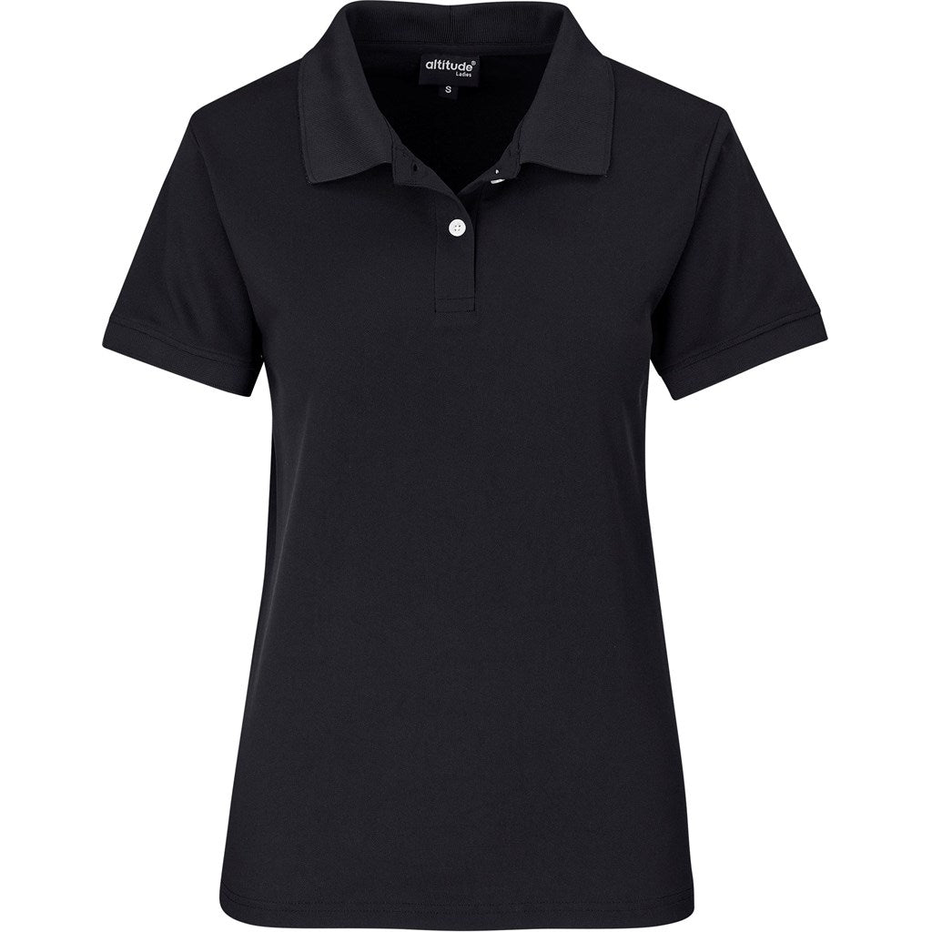 Ladies Virtue Golf Shirt BLACK