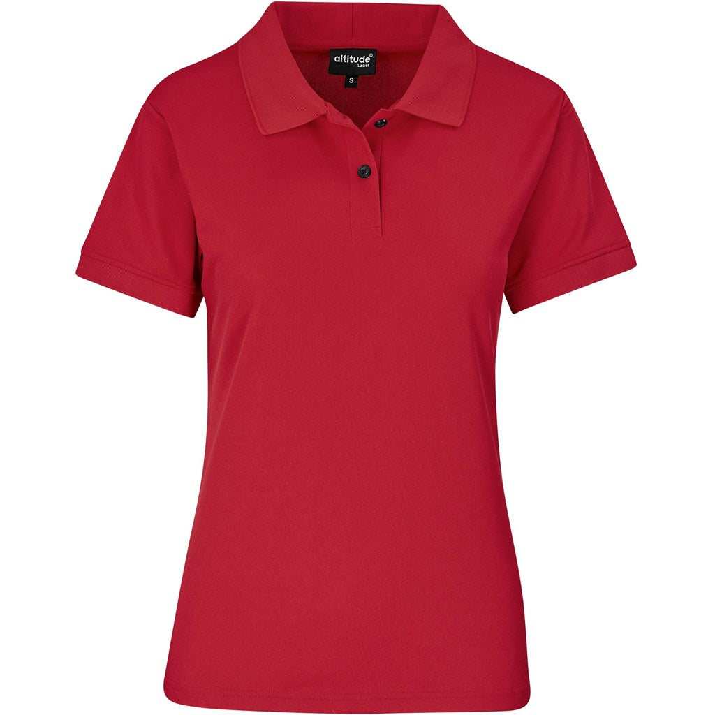 Ladies Virtue Golf Shirt RED