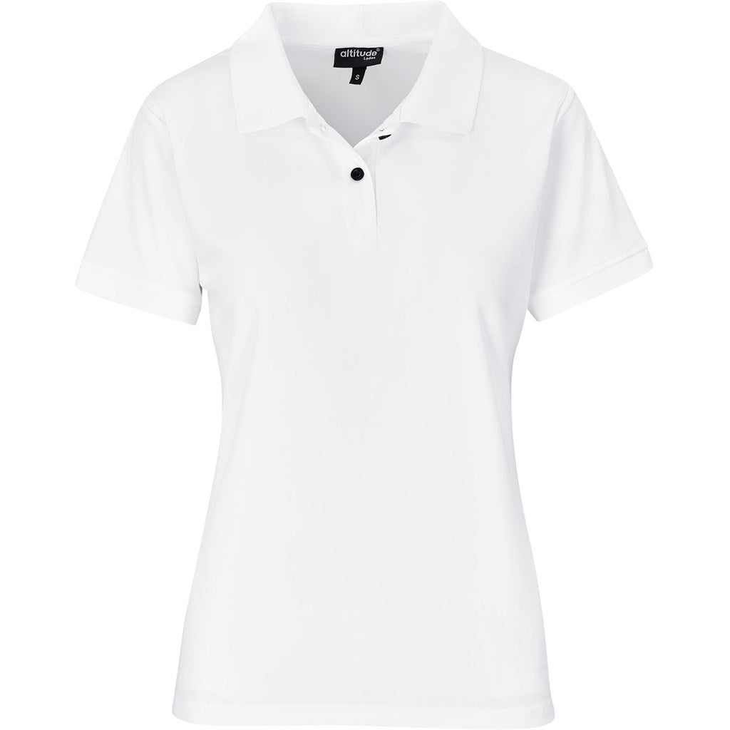 Ladies Virtue Golf Shirt WHITE