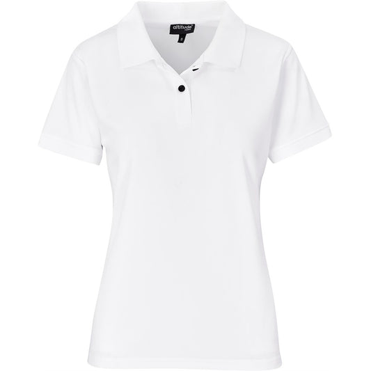 Ladies Virtue Golf Shirt WHITE