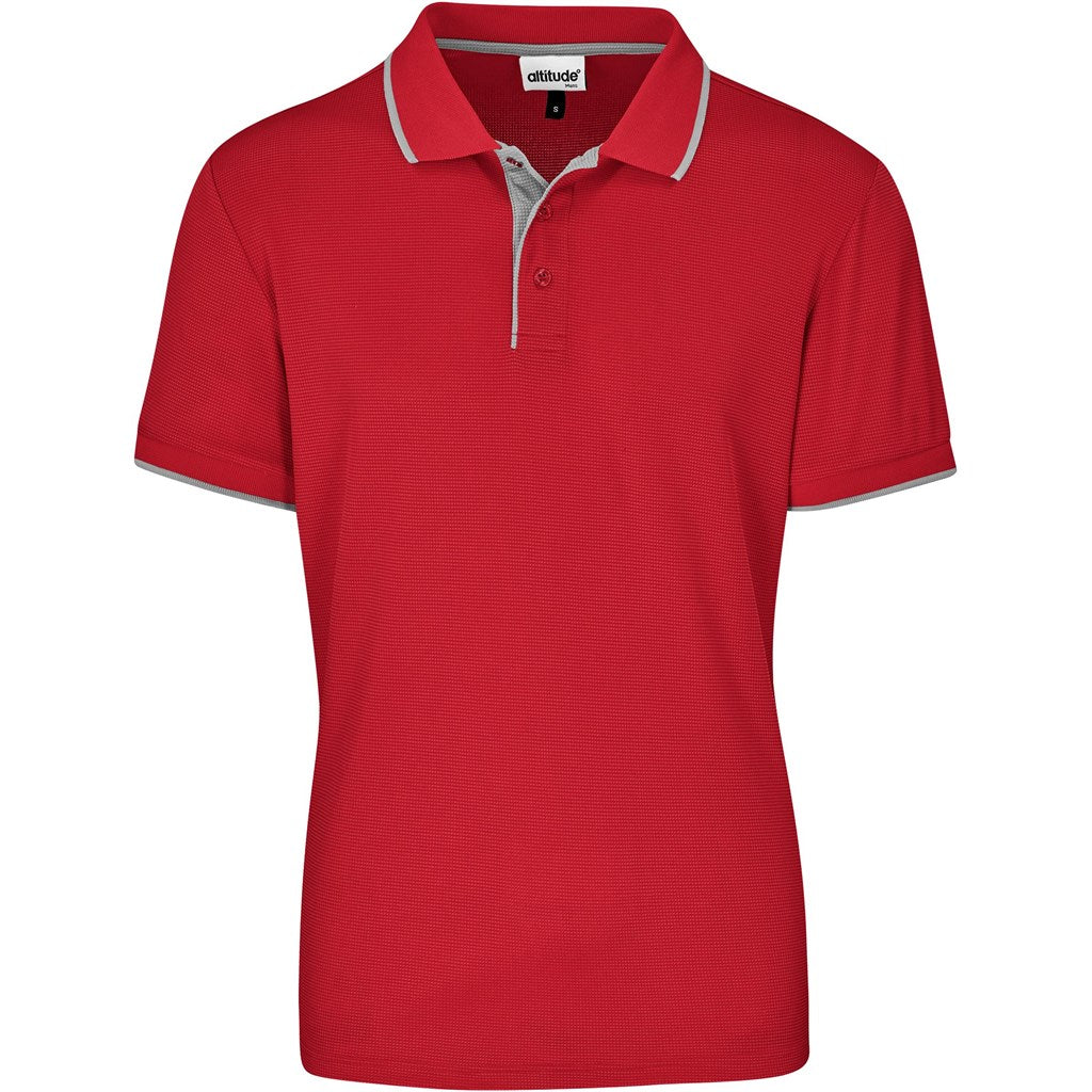 Mens Orion Golf Shirt RED