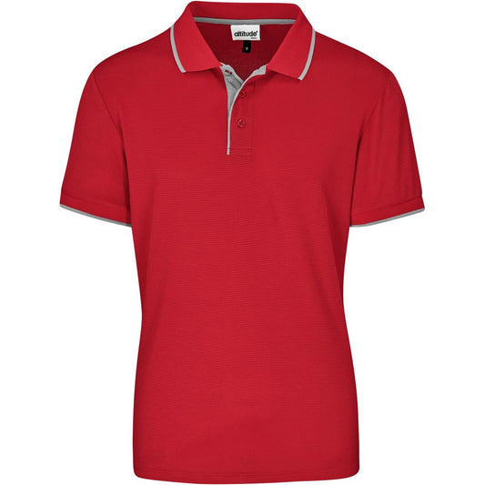 Mens Orion Golf Shirt RED