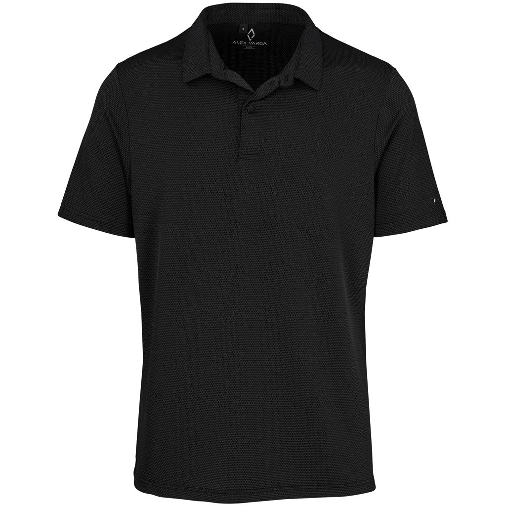 Mens Alex Varga Skylla Golf Shirt BLACK
