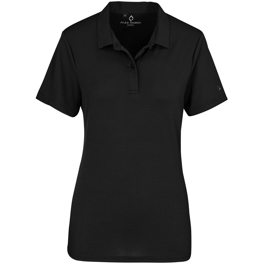 Ladies Alex Varga Skylla Golf Shirt BLACK