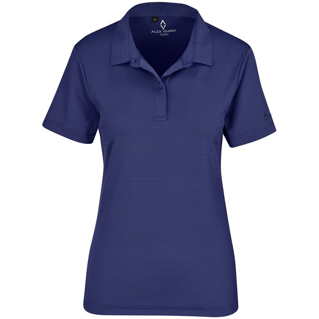 Ladies Alex Varga Skylla Golf Shirt NAVY