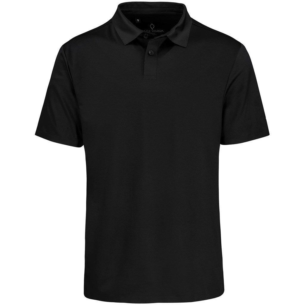 Mens Alex Varga Questana Seamless Golf Shirt BLACK
