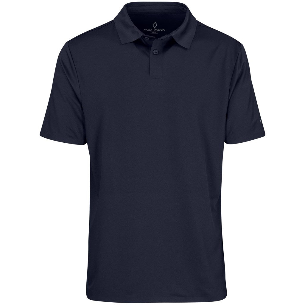 Mens Alex Varga Questana Seamless Golf Shirt NAVY