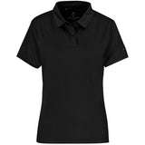 Ladies Alex Varga Questana Seamless Golf Shirt BLACK