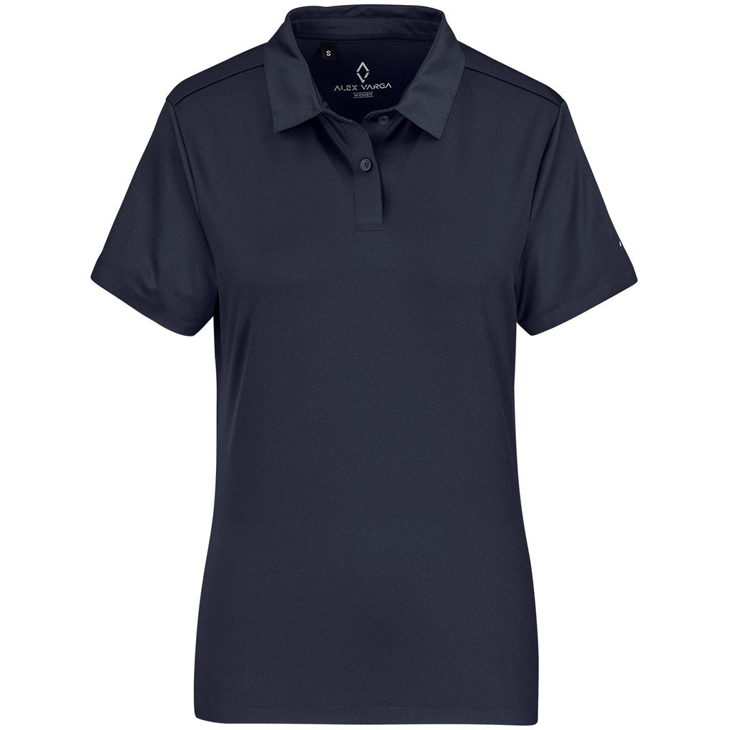 Ladies Alex Varga Questana Seamless Golf Shirt NAVY
