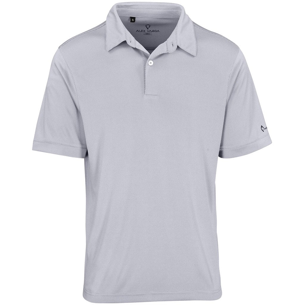 Mens Alex Varga Callidora Golf Shirt Light Grey