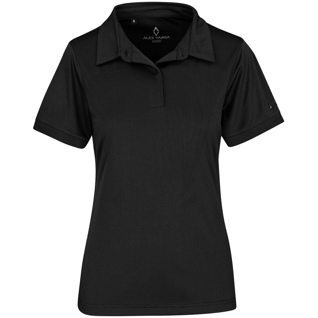 Ladies Alex Varga Callidora Golf Shirt BLACK