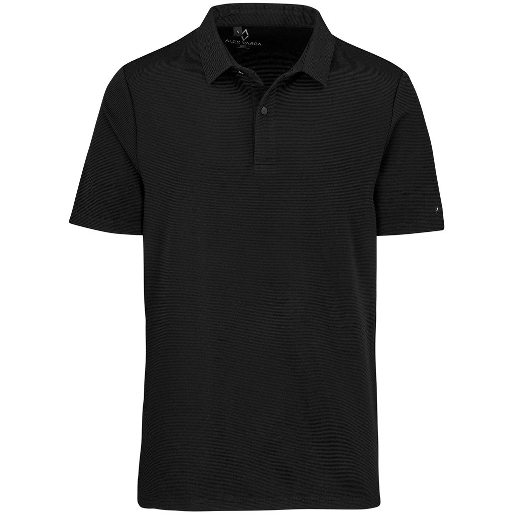 Mens Alex Varga Xenia Golf Shirt BLACK