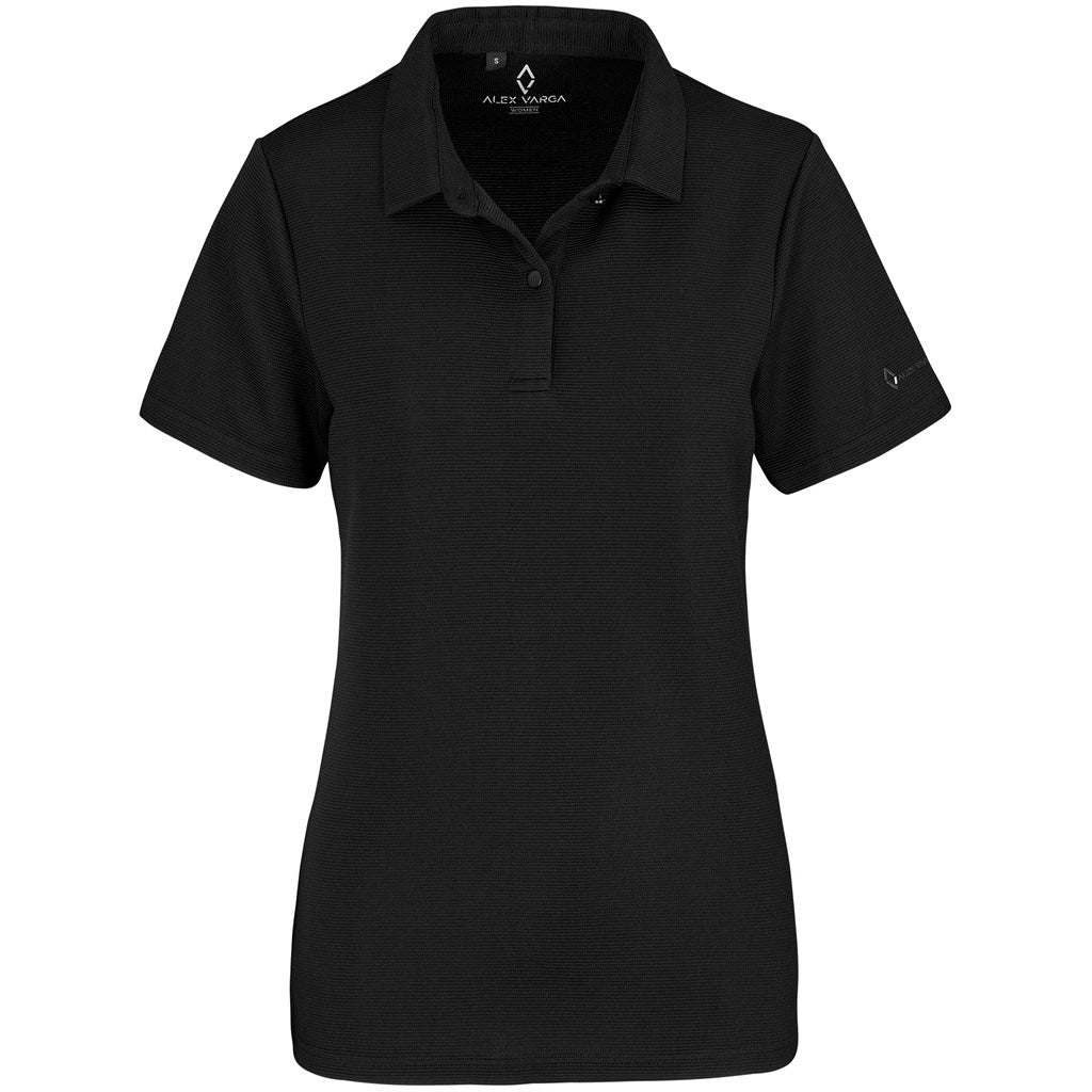 Ladies Alex Varga Xenia Golf Shirt BLACK