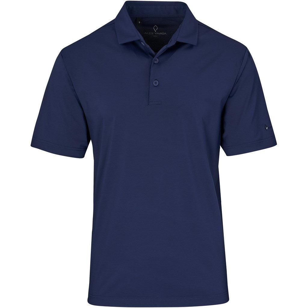 Mens Alex Varga Lucca Golf Shirt NAVY