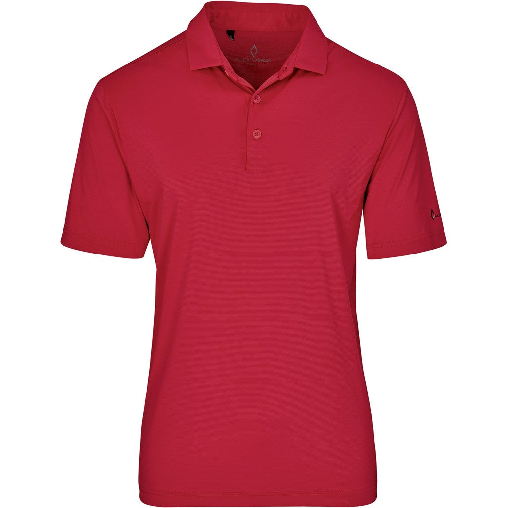 Mens Alex Varga Lucca Golf Shirt RED