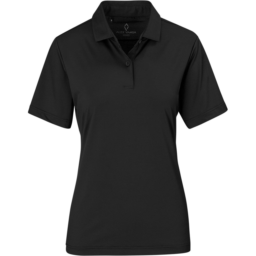 Ladies Alex Varga Lucca Golf Shirt BLACK