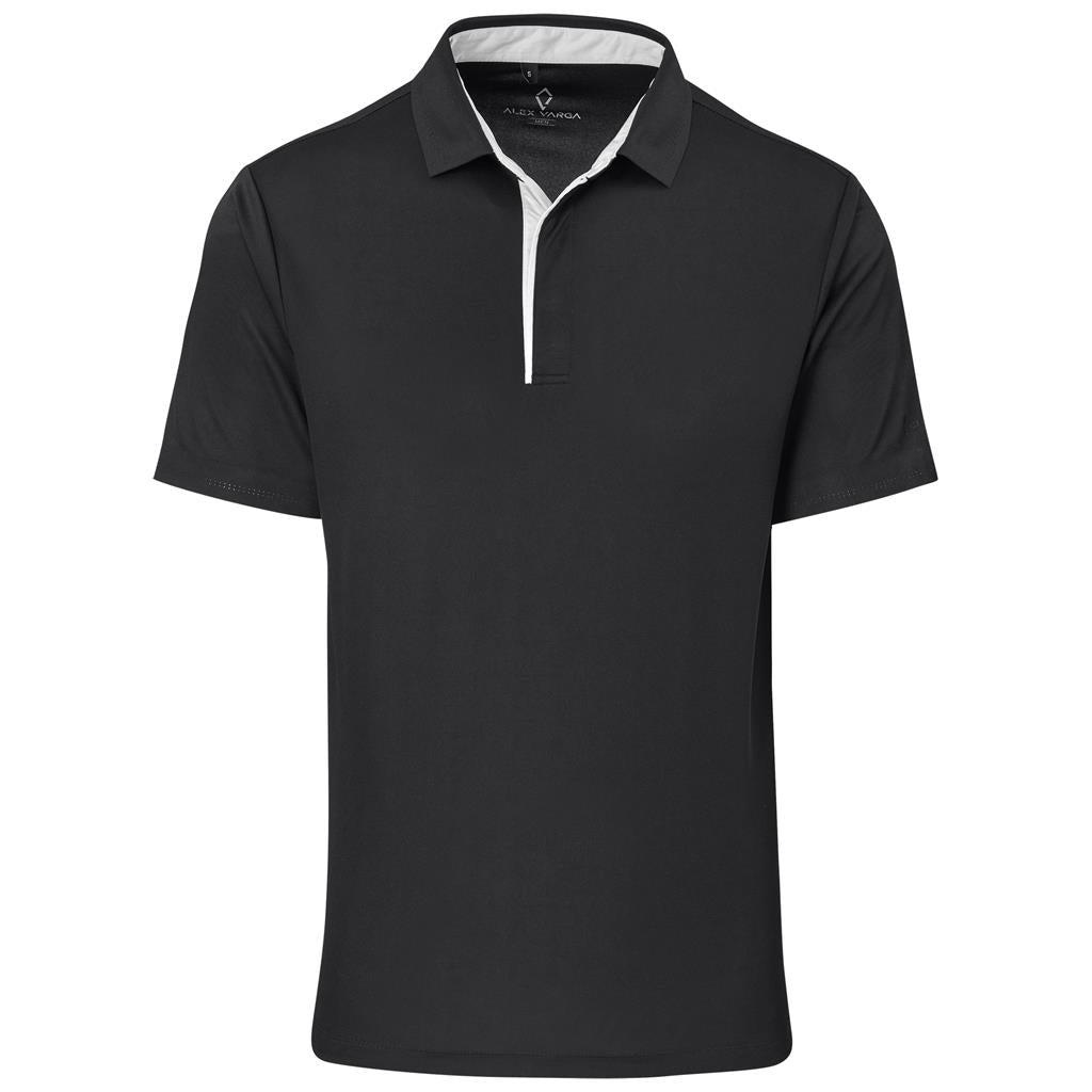 Mens Alex Varga Zenith Golf Shirt BLACK