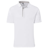 Mens Alex Varga Zenith Golf Shirt WHITE