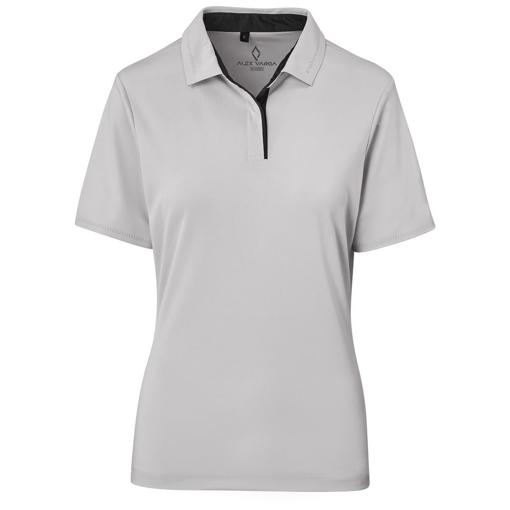 Ladies Alex Varga Zenith Golf Shirt Light Grey