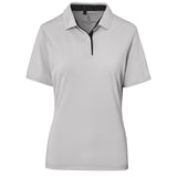 Ladies Alex Varga Zenith Golf Shirt Light Grey