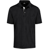 Mens Motif Golf Shirt BLACK
