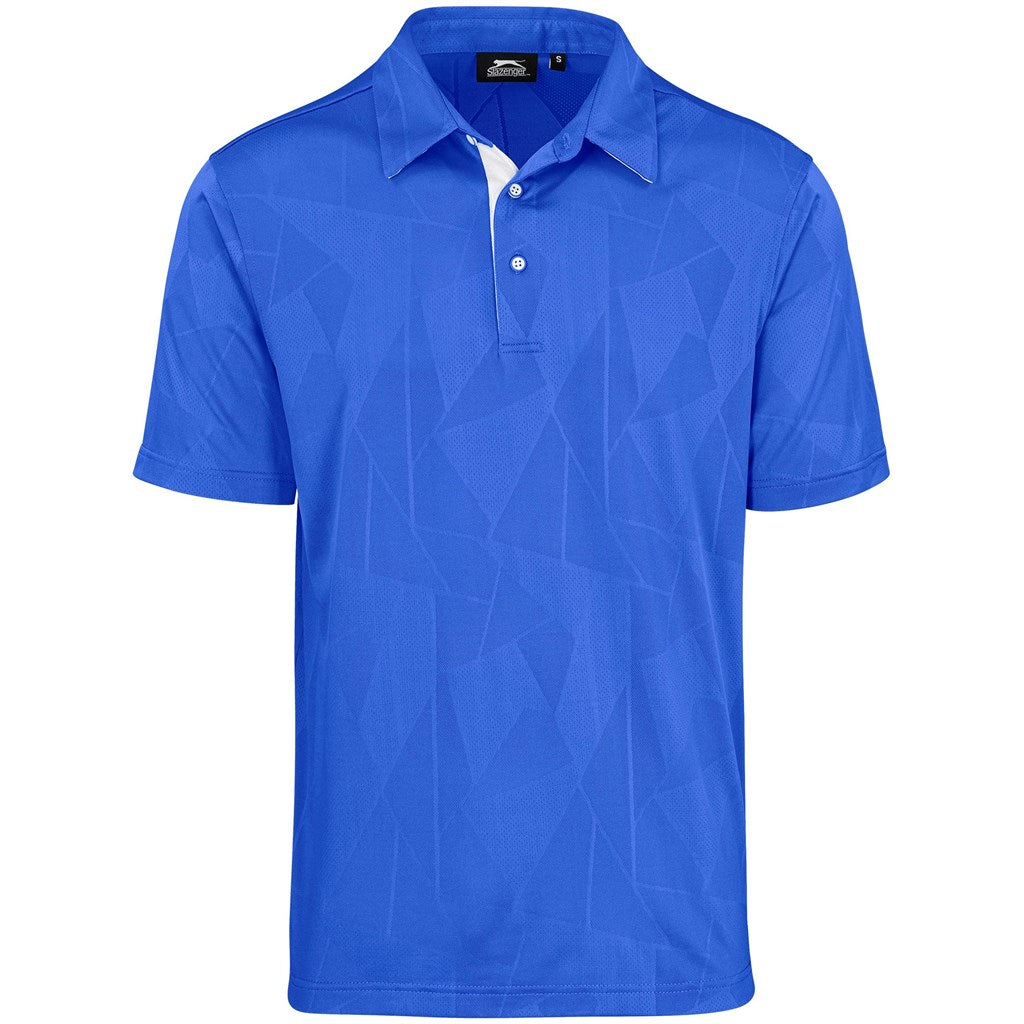 Mens Motif Golf Shirt ROYAL BLUE