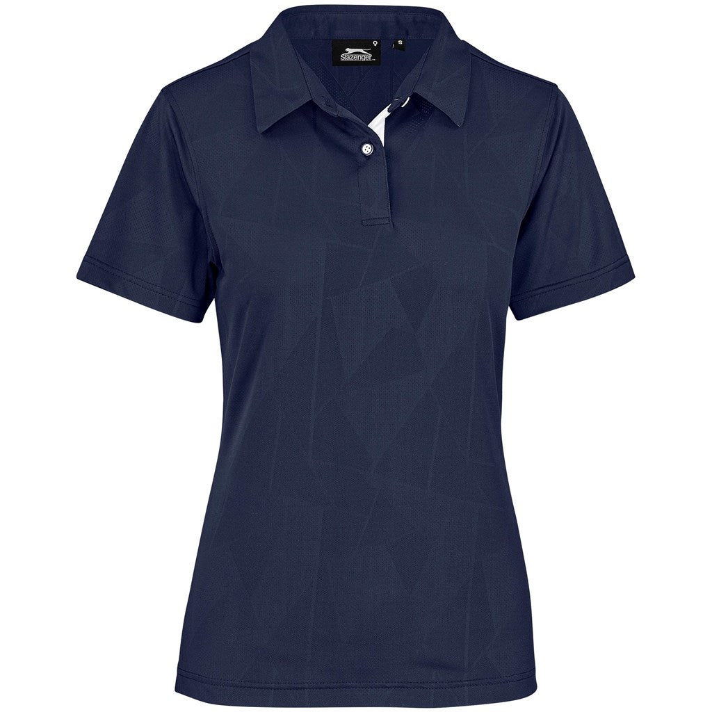 Ladies Motif Golf Shirt NAVY